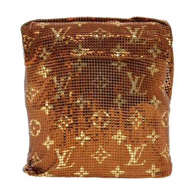 LOUIS VUITTON Monogram Mesh Frances Shoulder Bag Sequin M92287 LV 