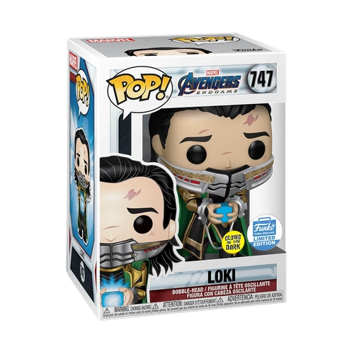 Funko Pop! Vinyl: Marvel - Loki (Glows in the Dark) - Funko (Exclusive) #747