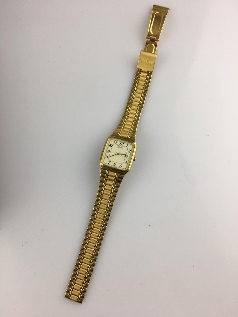 Montre Citizen Quartz en Forme Carré Unisexe vintage 27 MM