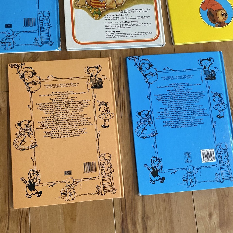 Lot of 5 Blinky Bill Vintage Books Bundle eBay