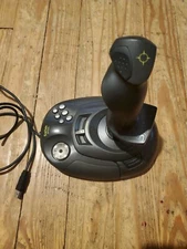 Saitek SP550 USB Flight Stick & Pad Joystick Gamepad Controller Fusion PC Works 