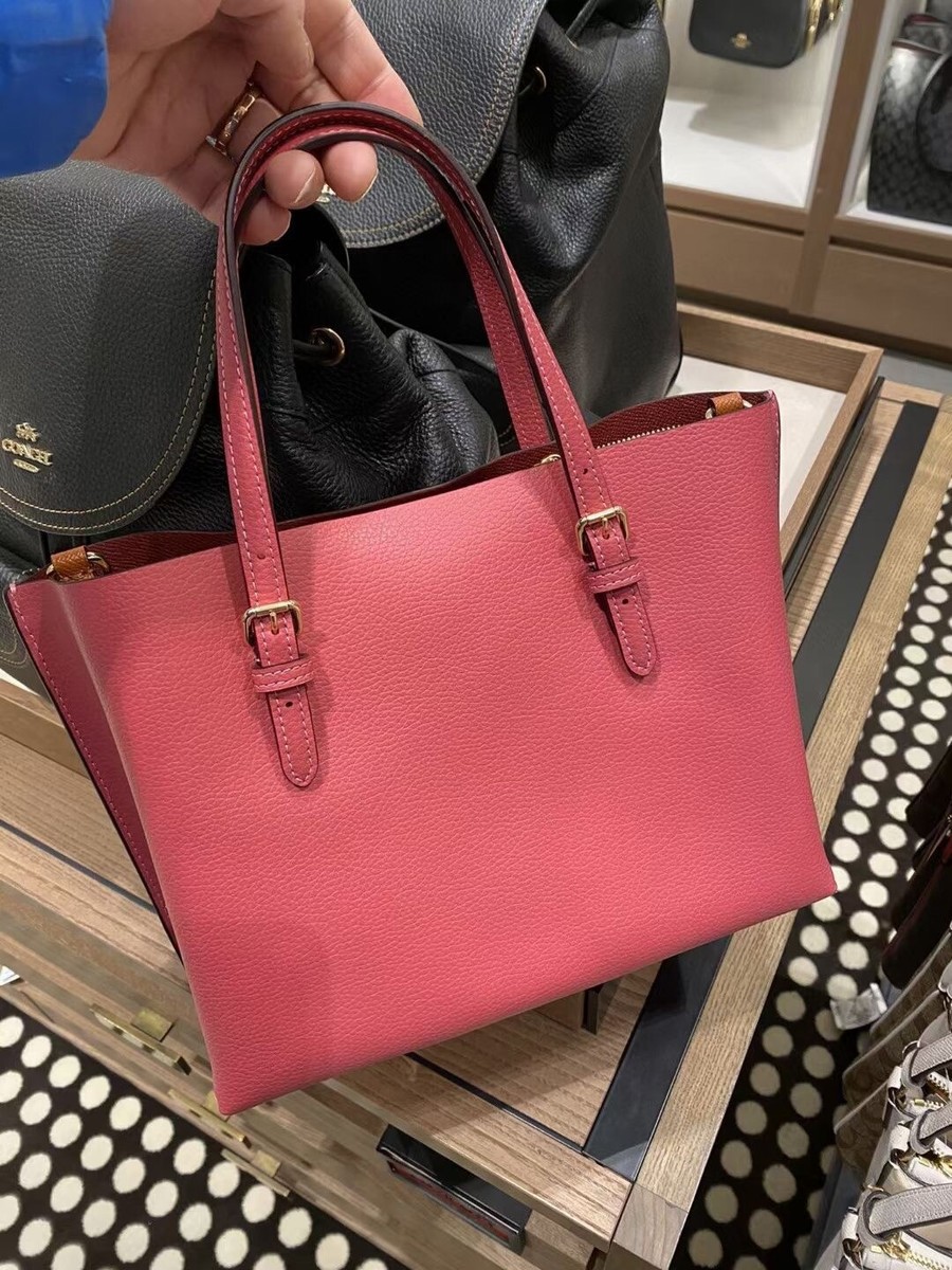 トートバッグ COACH Mollie Tote Bag 25  CAL66 CBB55 CAL78 NWT Coach Mollie Tote Bag 25 In Signature Canvas With Bow