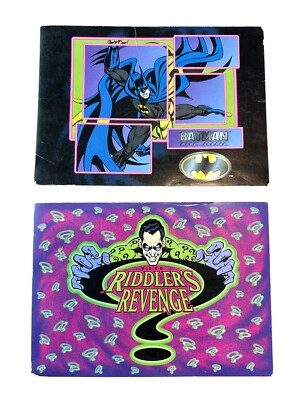 1998 Six Flags Magic Mountain Batman The Ride  & Riddler Revenge Pic Frame Rare