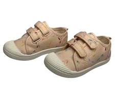 Cat & Jack Toddler Pink Multi Unicorn Print Flat Parker Sneakers Shoes Size 7