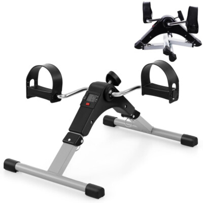 Heimtrainer Für Unter Den Tisch Mini Bike Arm- Und Beintrainer – Pedaltrainer Mit LCD, Stufenlosem Widerstand Mini Bike Heimtrainer