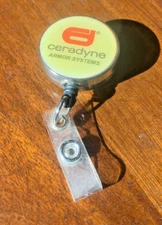 3M Ceradyne Armor Systems Retractable Badge HSPD-12 CAC ID Card Holder