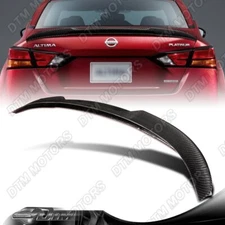 For 19-25 Nissan Altima Sedan WP-Style Real Carbon Fiber Trunk Lid Spoiler Wing