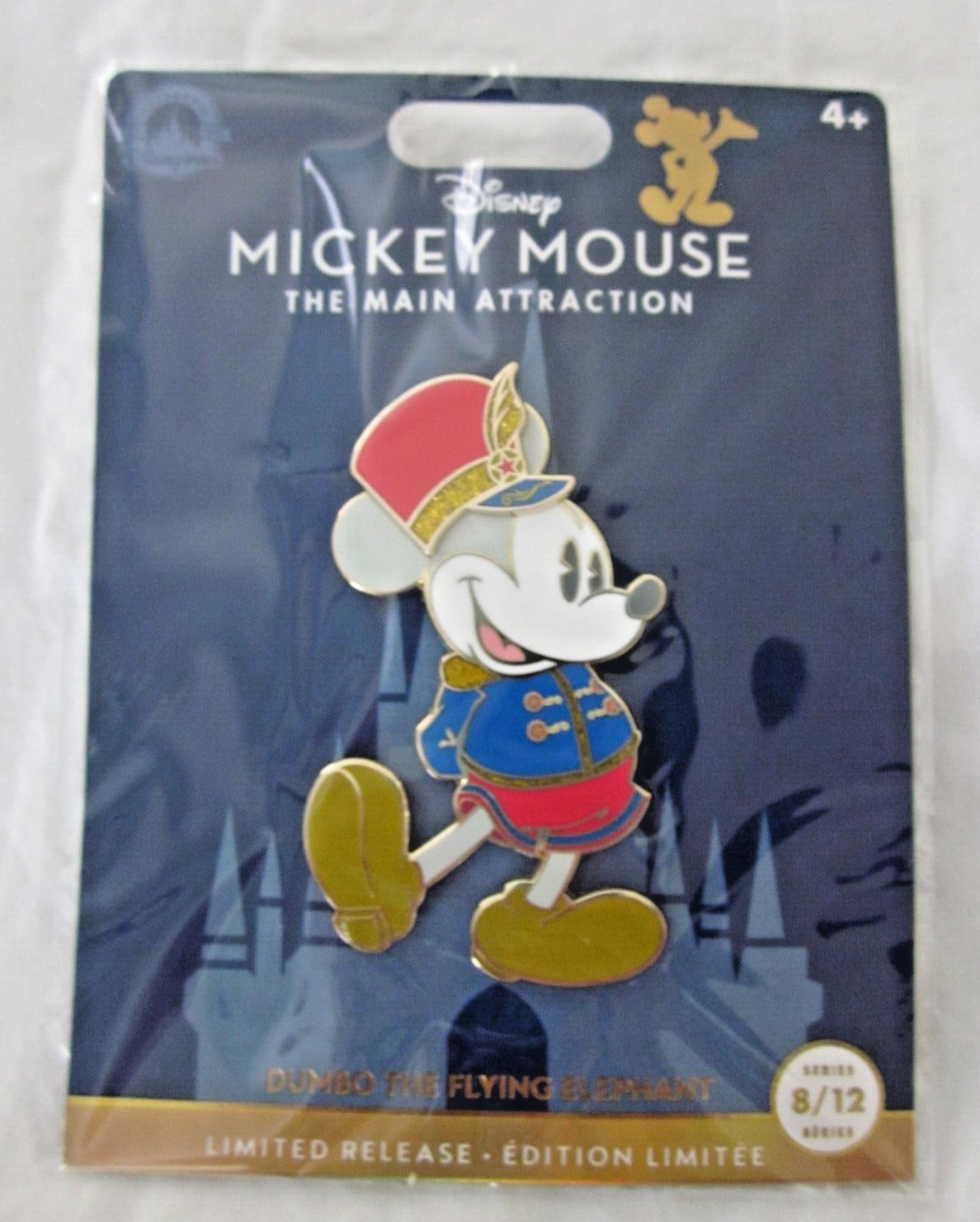 DISNEY PARKS PIN MICKEY MOUSE THE MAIN ATTRACTION DUMBO THE FLYING ELEPHANT LR