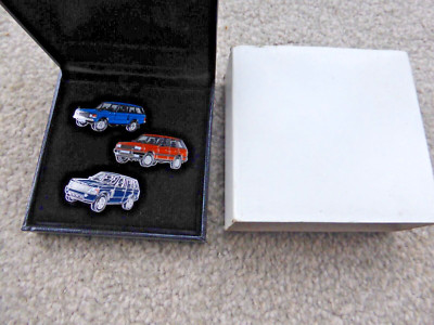 Range Rover A Celebration 3 Pin/Revers Badge Set