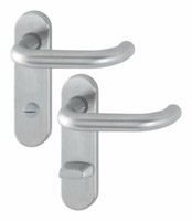 Hoppe Paris Edelstahl-Kurzschild-TüRgriff-Garnitur E138Z/353K Mit... 3306831