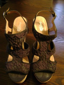 charlotte russe black wedges