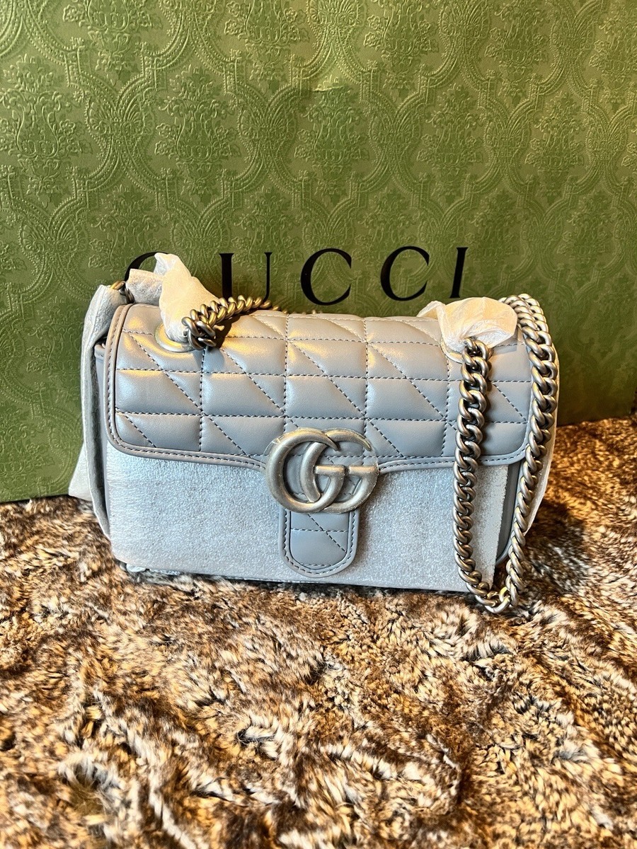 Autentific Gucci Marmont Mini Shoulder Bag $2100 | eBay