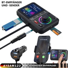 Auto FM Sender Bluetooth 5,0 USB Auto Ladeger...