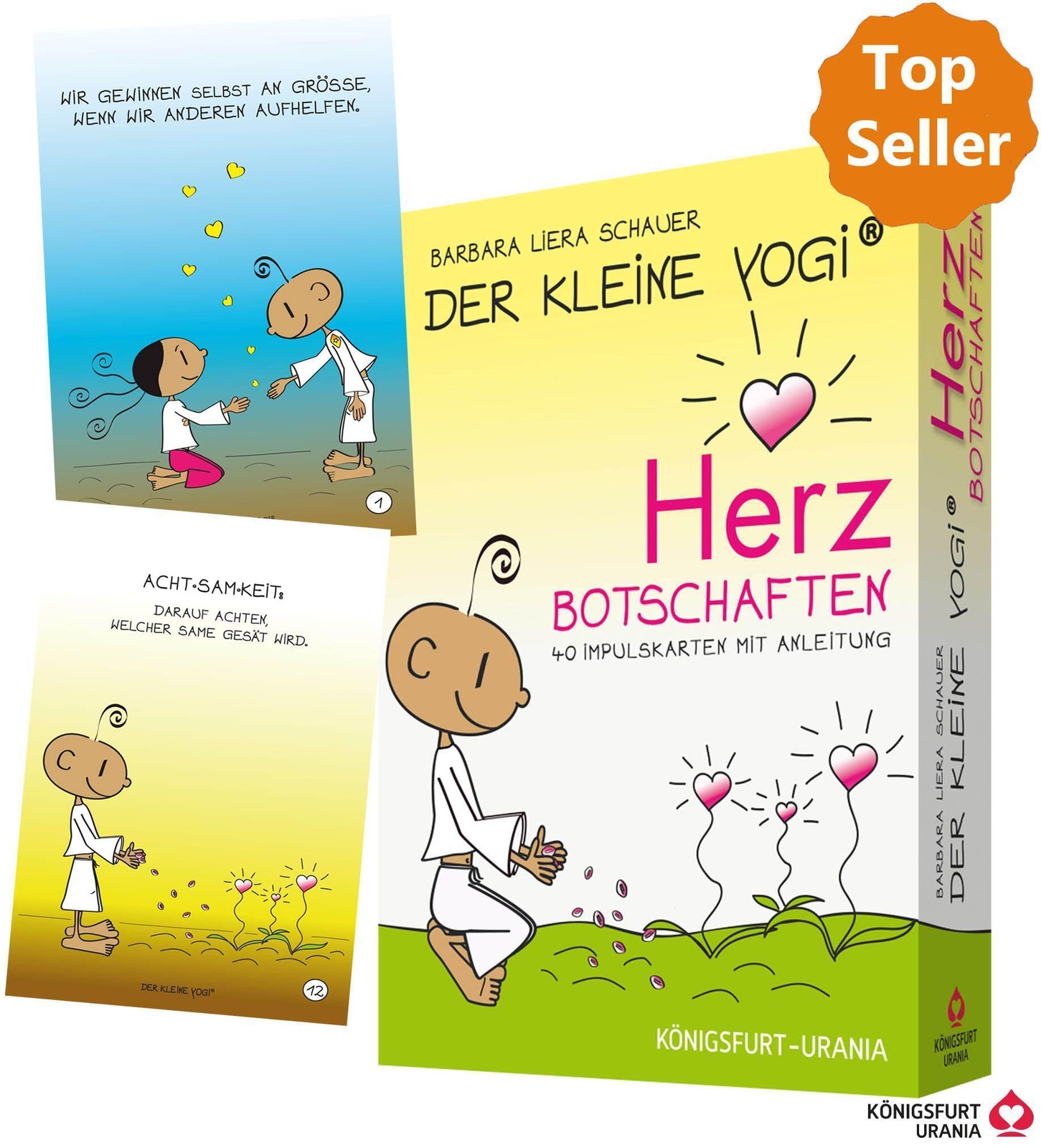 Thumbnail - Der Kleine Yogi Herzbotschaften | 40 Impulskarten Mit Anleitung |