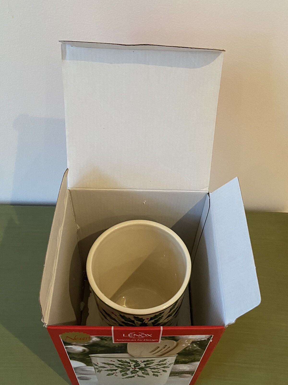 Lenox Holiday Utensil Crock