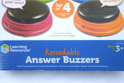 Learning Resources Recordable Answer Buzzers Set of 4 - Picture 8 of 20