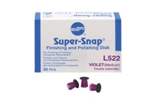 Shofu L522 Super-Snap Finishing & Polishing Disks Violet Double Sided 50/Bx
