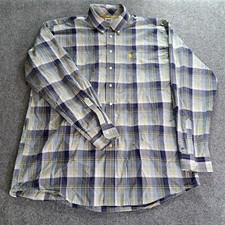 Cinch Shirt Mens Size 2XL Plaid Button Down Long Sleeve Western