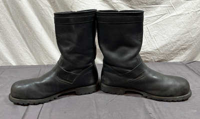 Red Wing Shoes 988 Steel Toe Black Leather Engineer Boots US Red Wing Shoes 988 Steel Toe Black Leather Engineer Boots US
