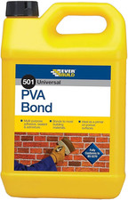 5 Litre Everbuild 501 PVA Bond Multi Purpose bonding Primer Sealer admixture