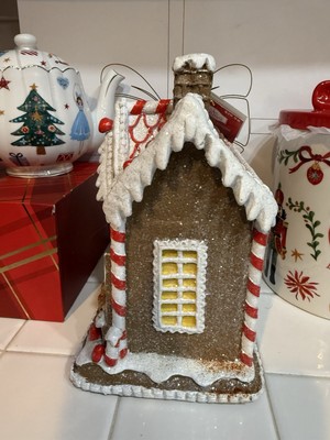 Christmas Lighted Gingerbread House