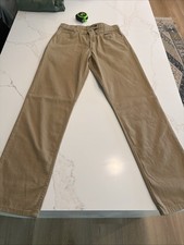 Carhartt Men's Size 32 x 34 Relaxed Fit Canvas 5-Pocket Work Pant Dark Khaki