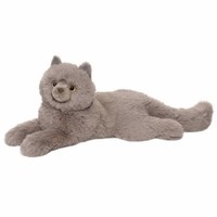 Juliette Kuscheltier Katze Perserkatze Liegend Grau PlüSchtier Stofftier 50 Cm