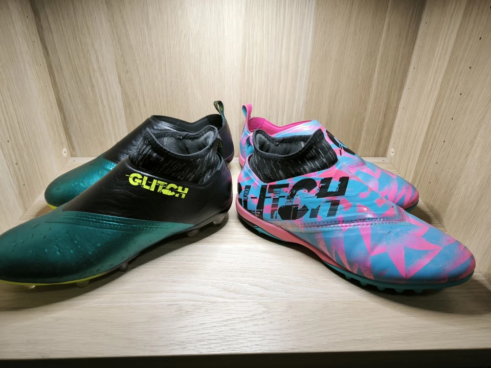 Adidas Glitch FG TF Bundle 2 Pairs Skins + 1 Socks US 9 UK 8.5 SOCCER CLEATS - Image 2 of 4