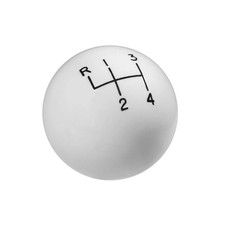 Hurst White Classic Shifter Knob 4-speed Hurst White Classic Shifter Knob 4-speed