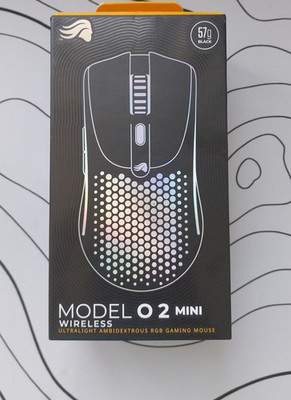 Glorious Model O 2 Mini Wireless Gaming-Maus Schwarz RGB 26000 DPI optisch