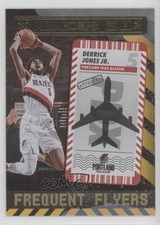 2021-22 Panini NBA Hoops Frequent Flyers Holo Winter Derrick Jones Jr #12 00tm