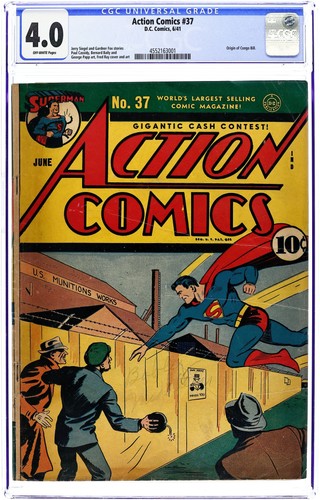 Action Comics #37 CGC 4.0 1941 4552163001