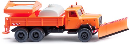 Camion Benne Wiking Mercedes 6x4 Raab Karcher Rouge – Échelle 1/87, Modèle Neuf