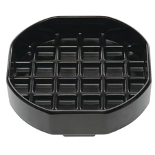 HUBERT® Beverage Drip Tray Black Melamine - 6"L x 6"W