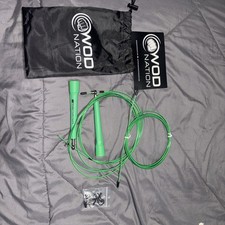 WOD Nation Adjustable Speed Jump Rope With Extra Cable And Hardware