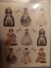 NEW Vintage Hallmark Oh Those Beautiful Dolls Stickers 4 Sheets NIP NOS 1990 — photo 2
