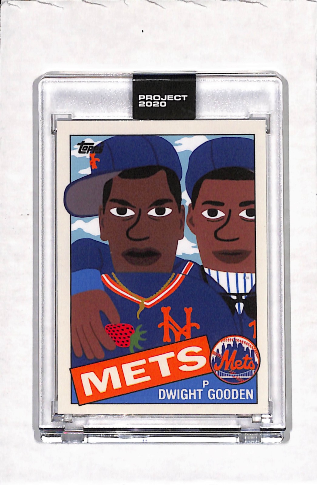 2020 Topps Project 2020 #203 Dwight Gooden Mets - Keith Shore