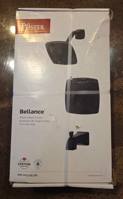 Pfister 8P8-WS2-BLLSB Bellance Tub and Shower Faucet in Matte Black - Read
