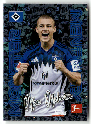 Topps Bundesliga Sticker 2025-26 No. 118 Miro Muheim Monster Mentality Holo