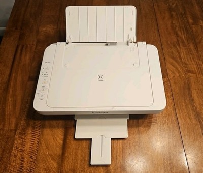 Canon PIXMA MG2520 All-In-One Inkjet Printer Scanner Copier White Wired USB