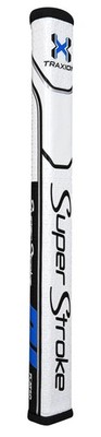 SuperStroke Traxion Flatso 1.0 Golf Putter Grip 1.0, Red/White/Blue