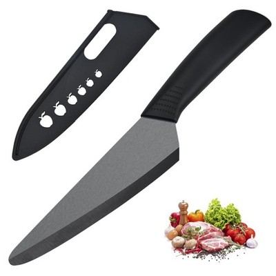 Ceramic Chef Knife 6 inch Black Blade Small Paring Fruit Vegetable Knife