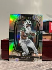 2025 Panini Select Breece Hall #175 Premier Silver Prizm New York Jets