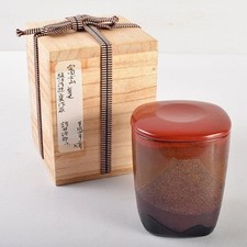 Suruga Lack Art Kit, Jiro Moroi-Made, Mount Fuji Design, Kiri Box