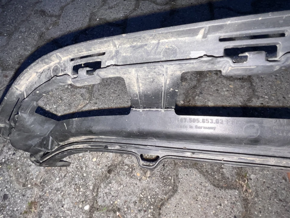 PORSCHE BOXSTER S 987.2 2009-2011 REAR BUMPER LOWER SPOILER 98750585303 - Imagem 2 de 2