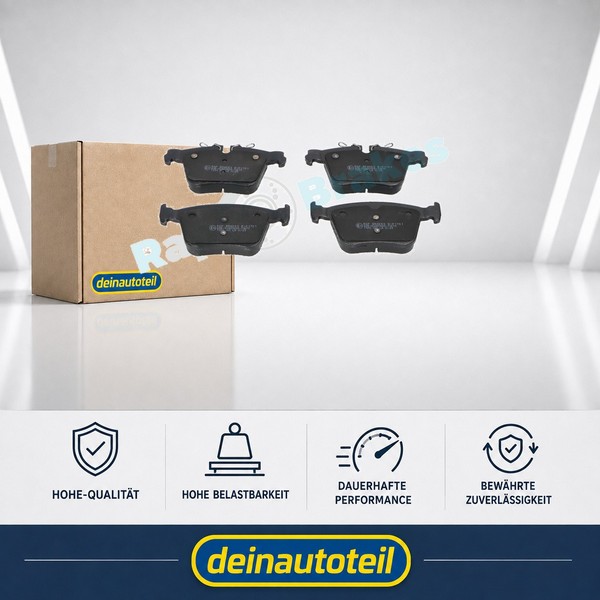 Bremsbelagsatz Scheibenbremse Hinten RAP Brakes R P1701 FüR Volvo-image