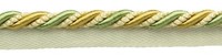 "DÉCopro 3/8\" Dekokordel Zwirnseil Mit Lippe Lemongrass Gold 8 Yards"