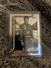 Charles Leclerc 2025 Topps Chrome Formula 1 - F1 Drivers #3 Black & White Lazer