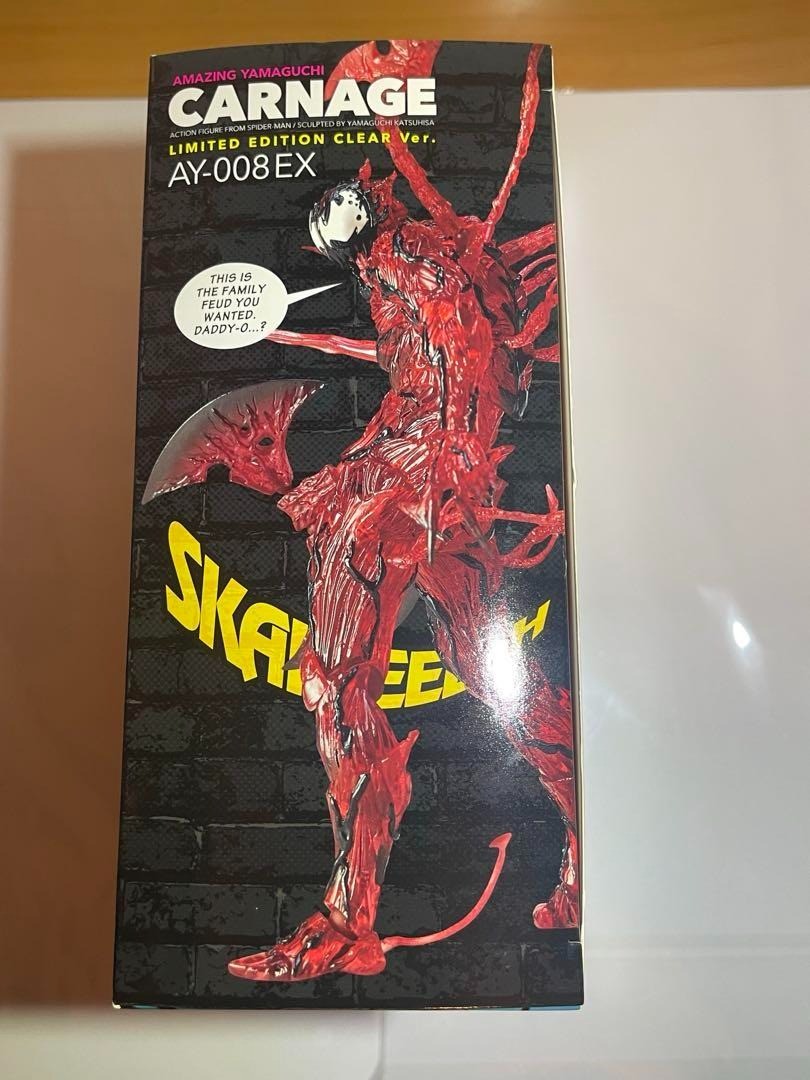 Carnage Revoltech Amazing Yamaguchi AY-008EX Limited Clear Ver