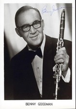 BENNY GOODMAN - AUTOGRAPHED SIGNED PHOTOGRAPH